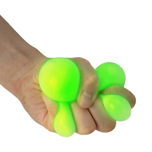 Nachtleuchtender Stressball - Grün glühender Entspannungsball