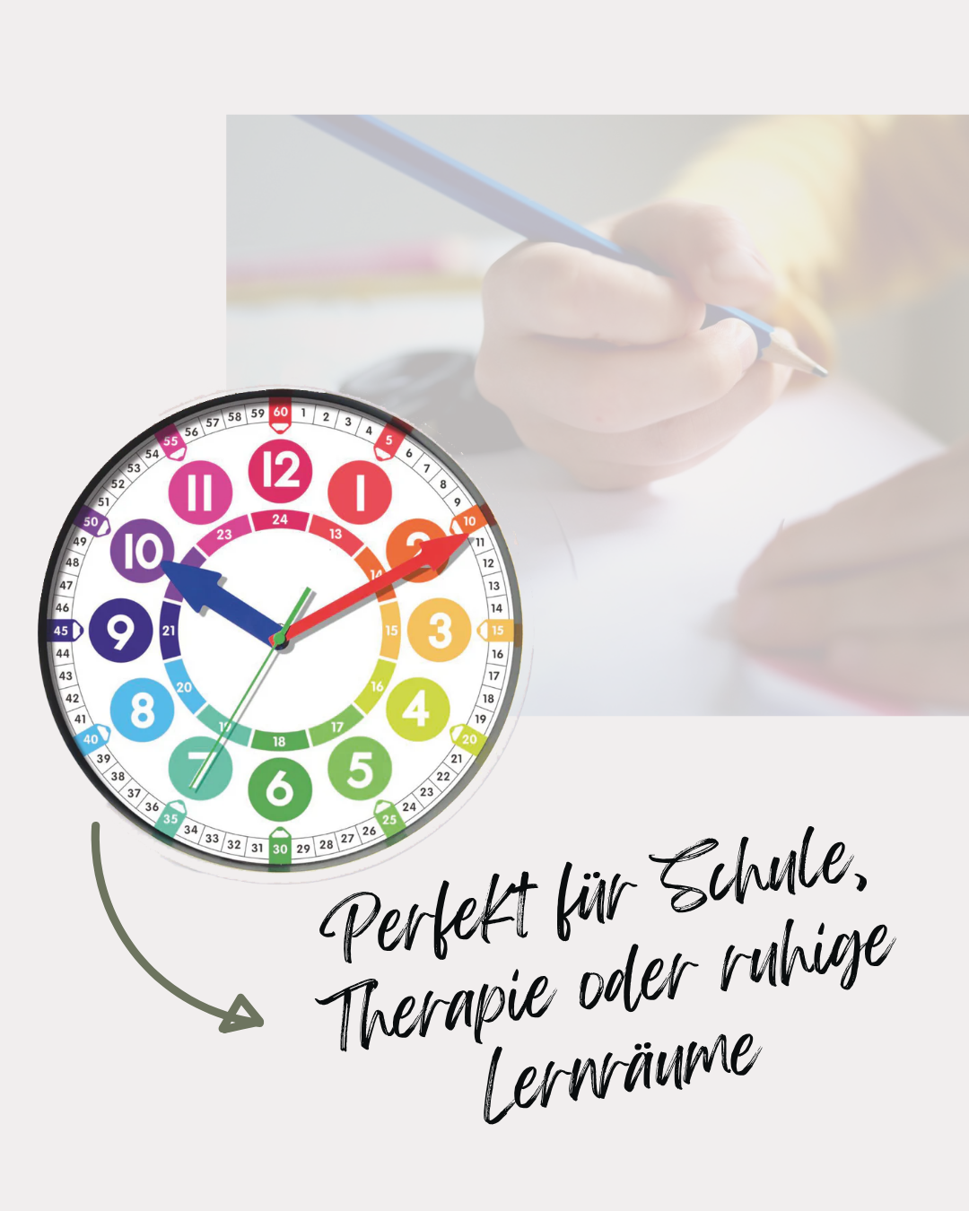 Uhr vor Hintergrund