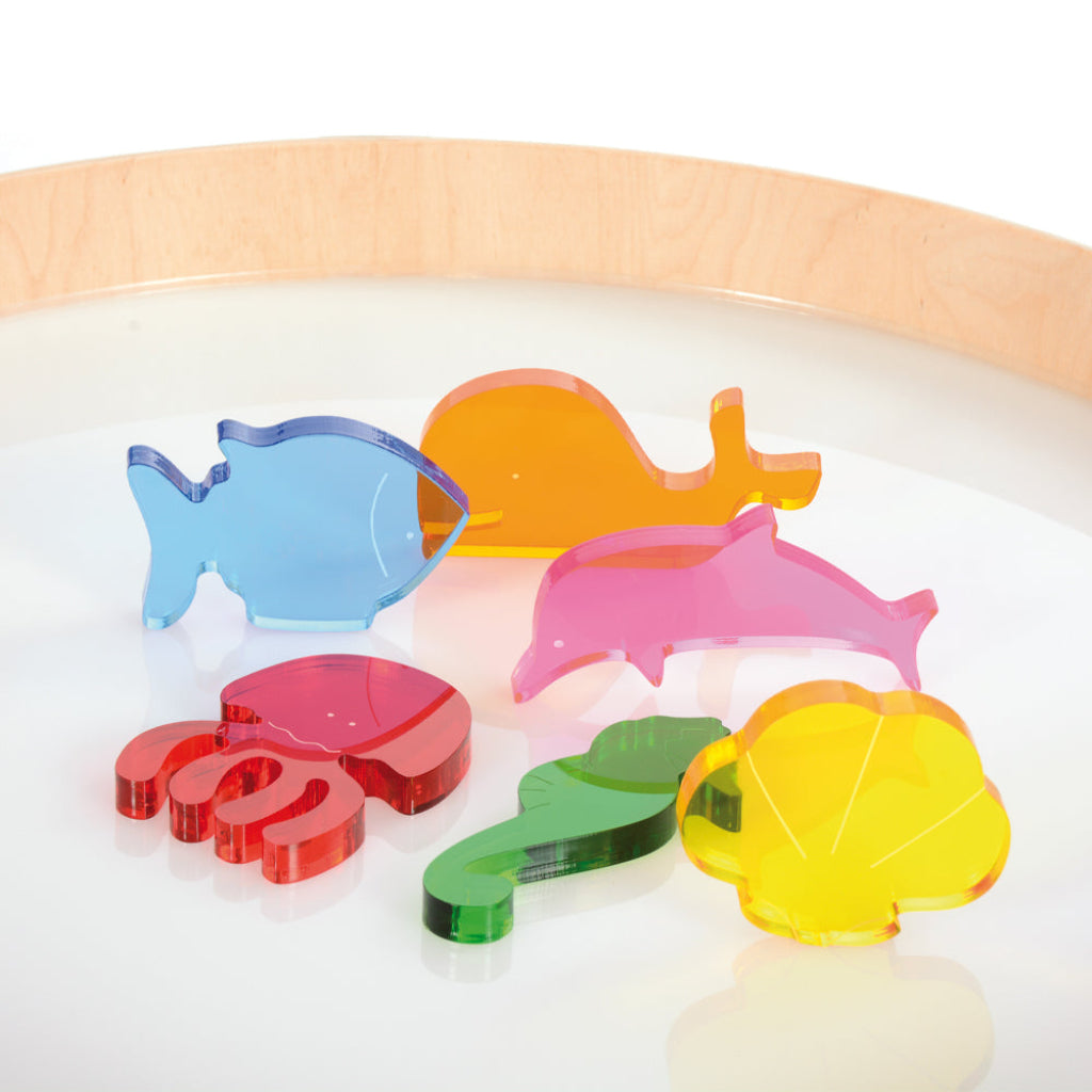 Figuren auf Leuchttisch