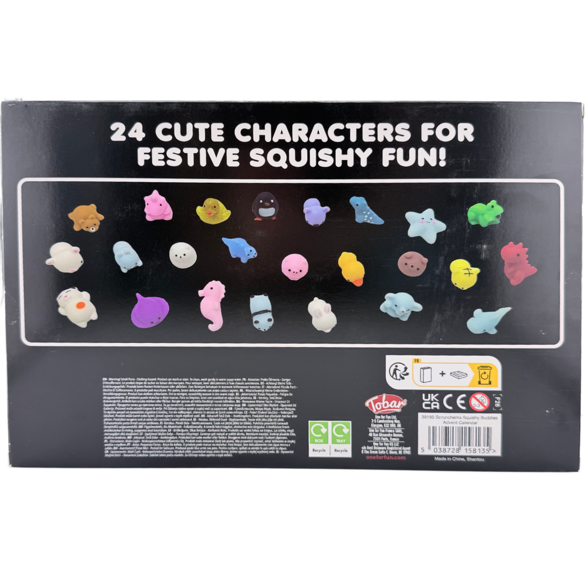 Squishy Buddies Adventskalender - Rückseite