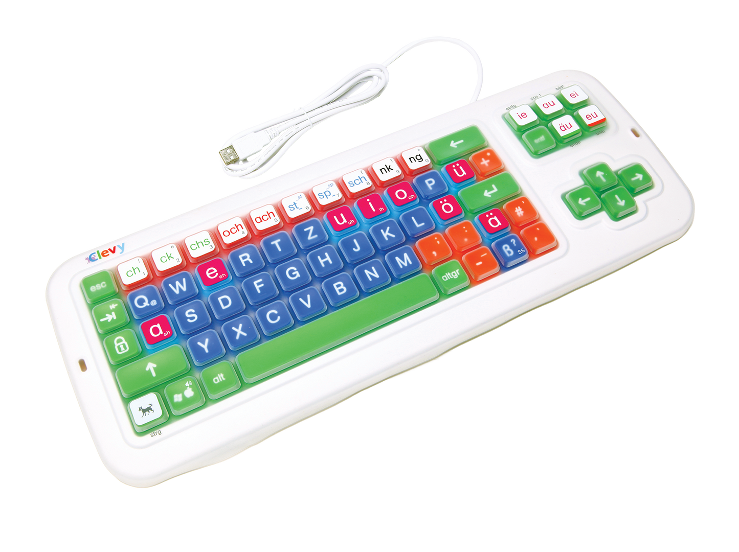 Clevy Dyscover auf Tastatur 2
