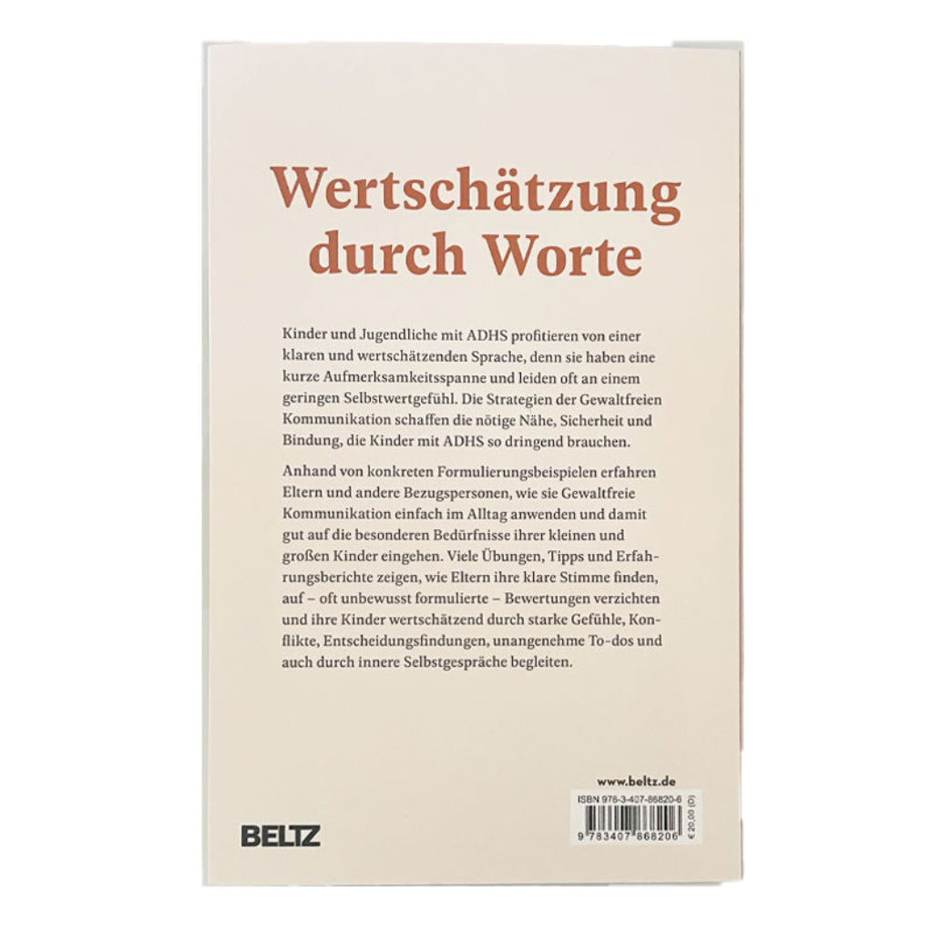 Die Kraft der Worte bei ADHS (Taschenbuch) - Rückseite