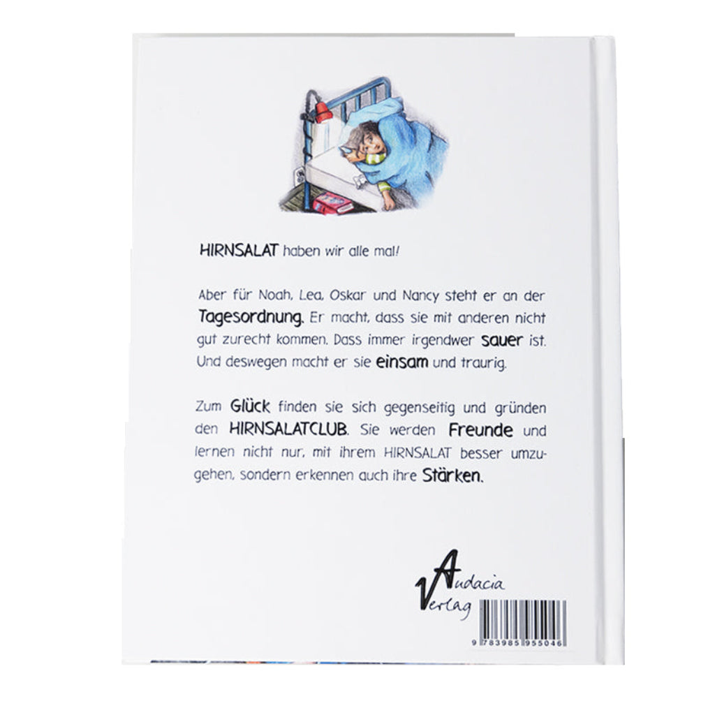 Hirnsalat (gebundene Ausgabe) - Rückseite