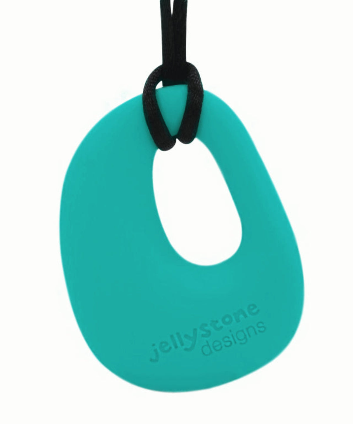 Organische Kau-Kette türkis