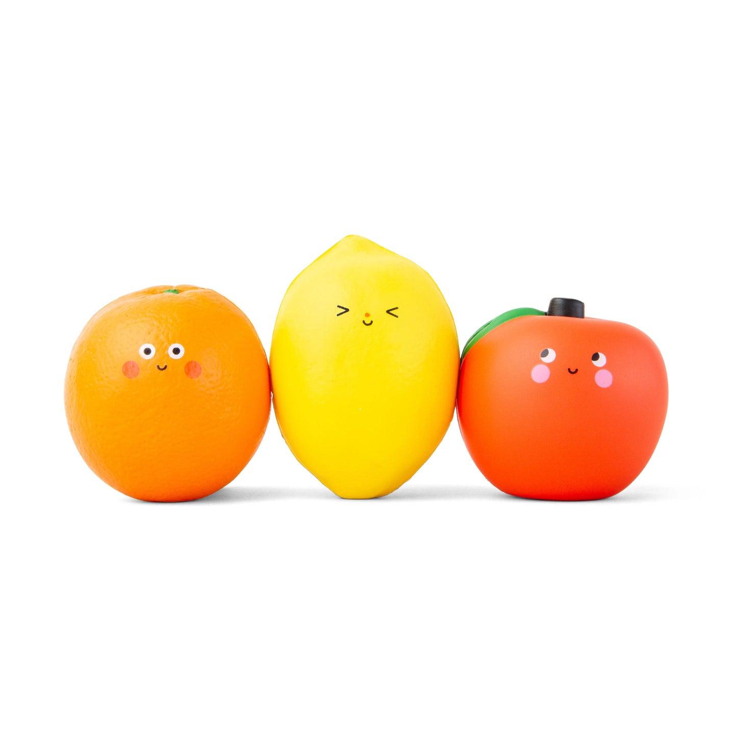 drei Früchte nebeneinander