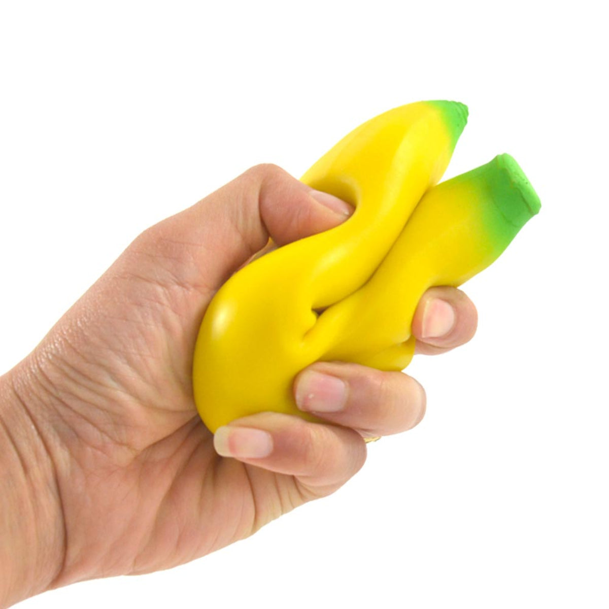 Quetsch Banane gedrückt