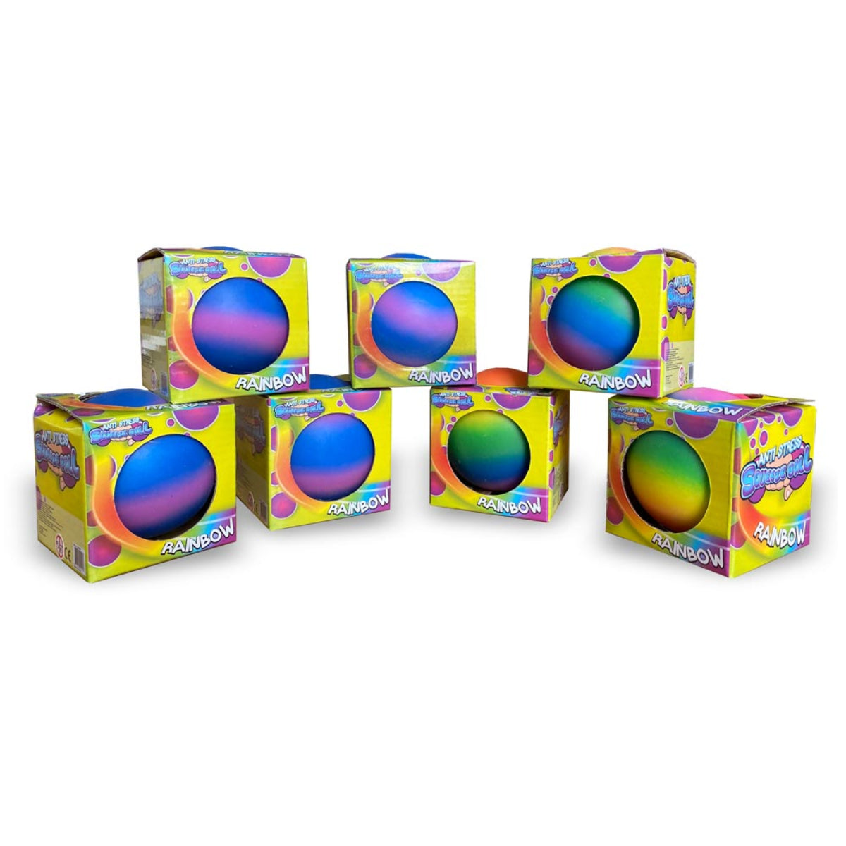 Regenbogen - Stressball XXL - Übersicht