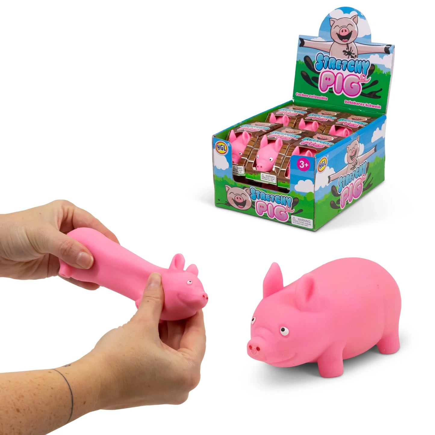 Sand Schwein mit Verpackung