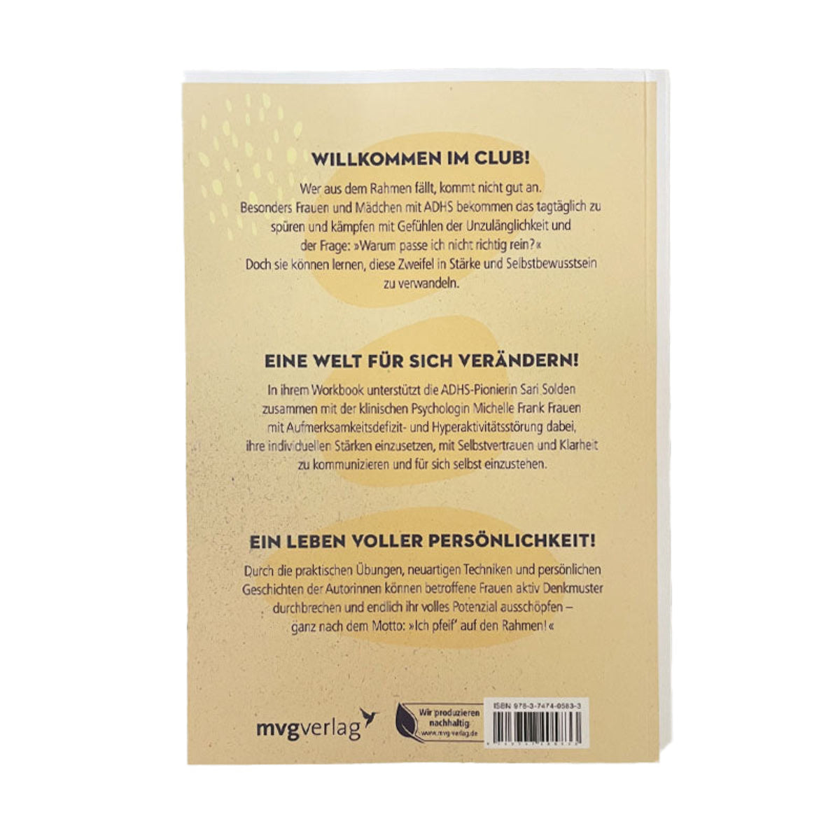 Selbstbewusst leben mit ADHS (Taschenbuch) - Rückseite