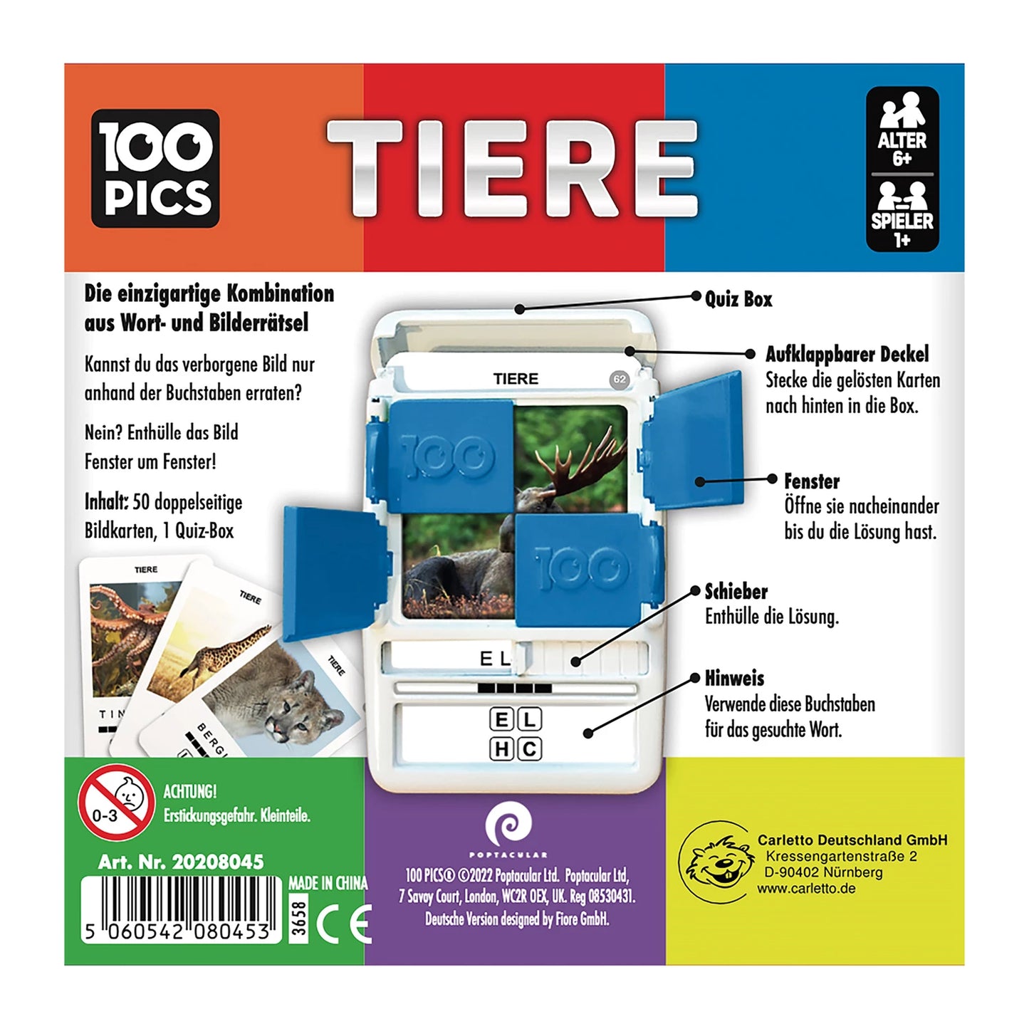 Verpackung hinten