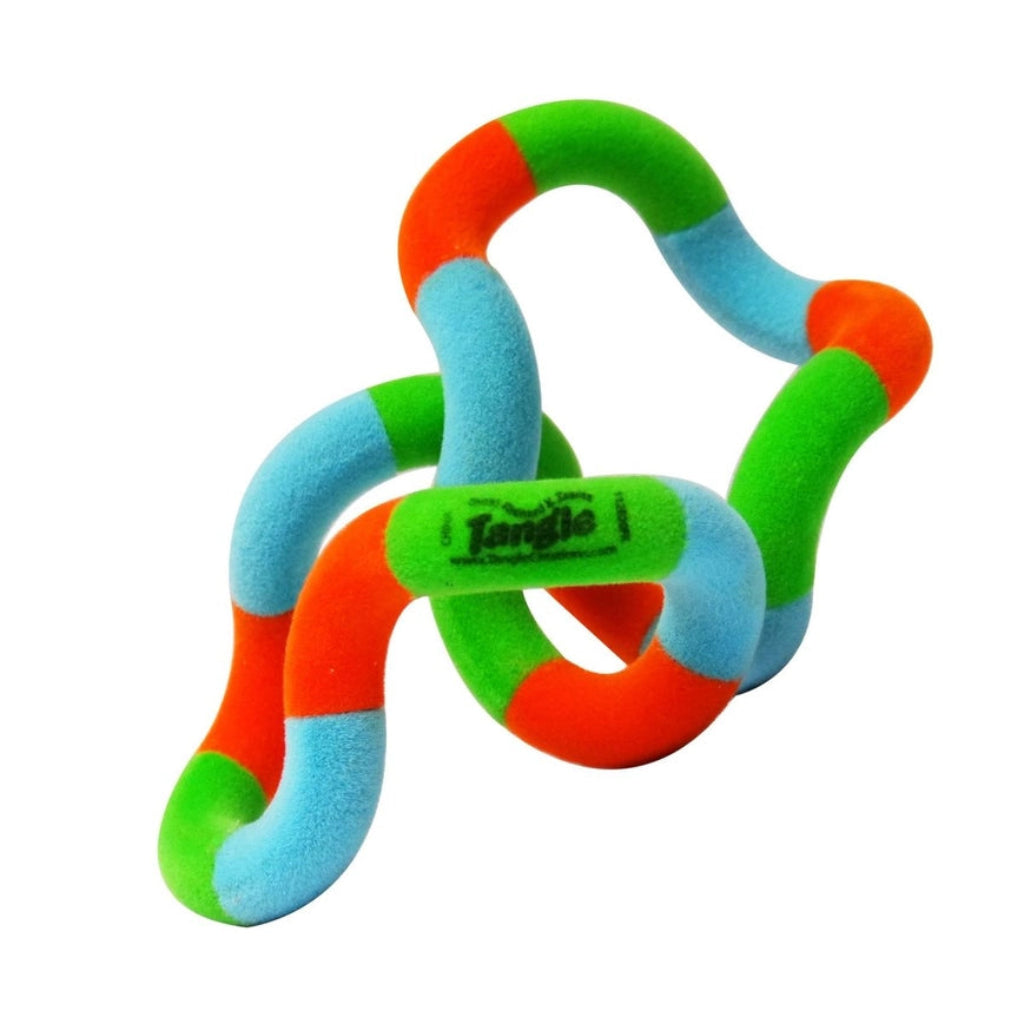 Tangle Jr. Fuzzies orange blau grün offen
