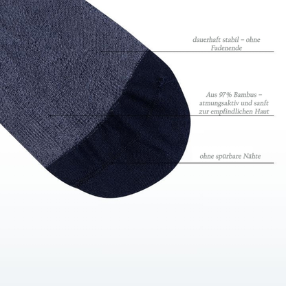 Beschreibung  blaue Socken