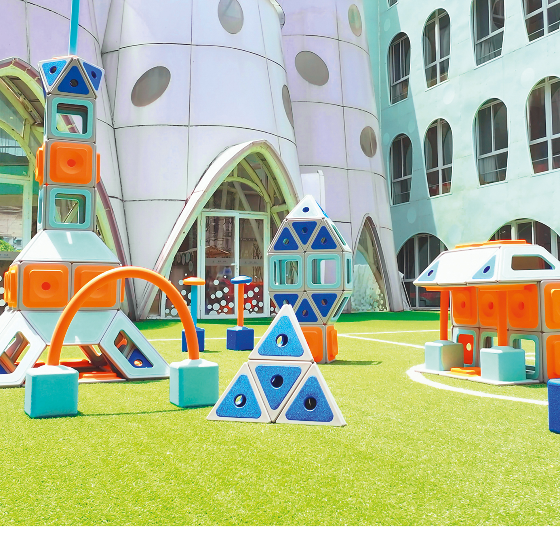 gebaute Objekte im Kindergarten