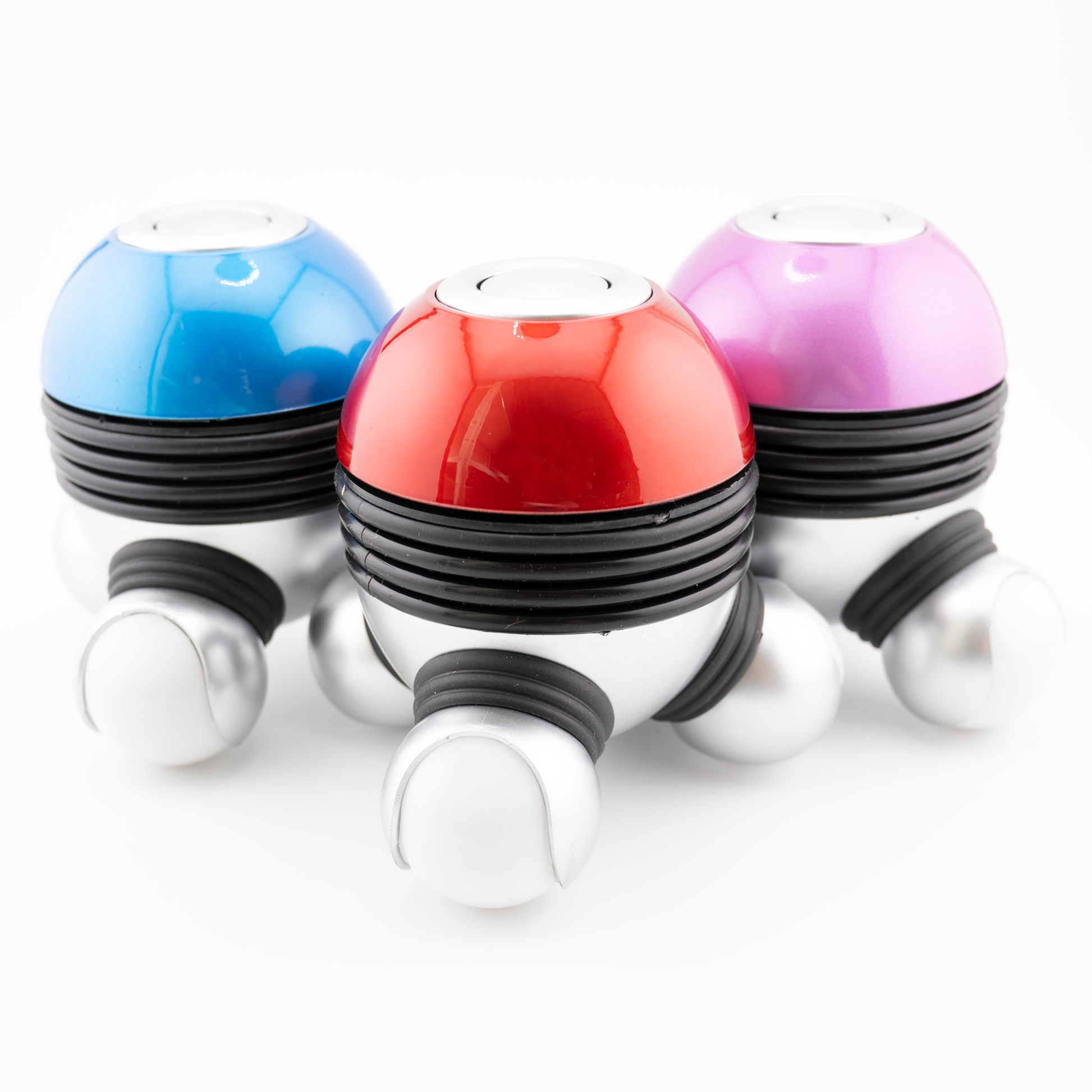 Massagegerät in drei Farben