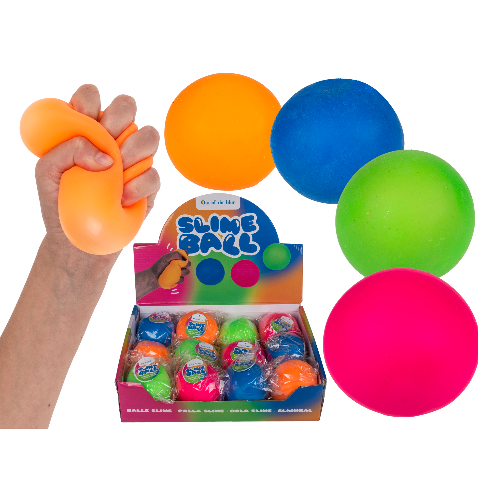 Quetschbälle mit Verpackung