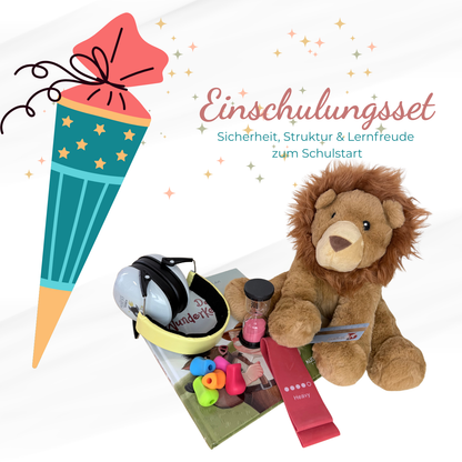 Einschulungsset mit Raketenkopfhörern