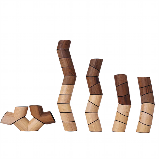 L Set Loggos mit 33 Steinen