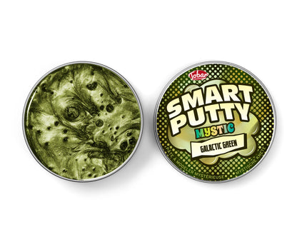 grüne Knete in Dose