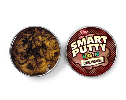 braune Knete in Dose