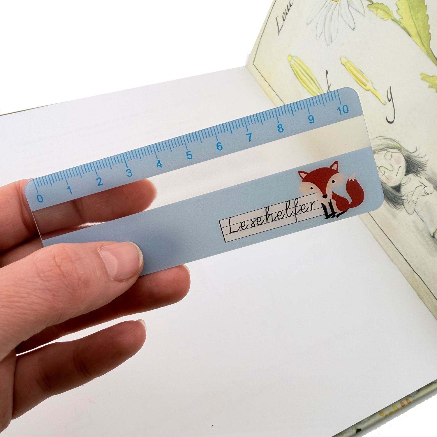 Leselinieal im Buch