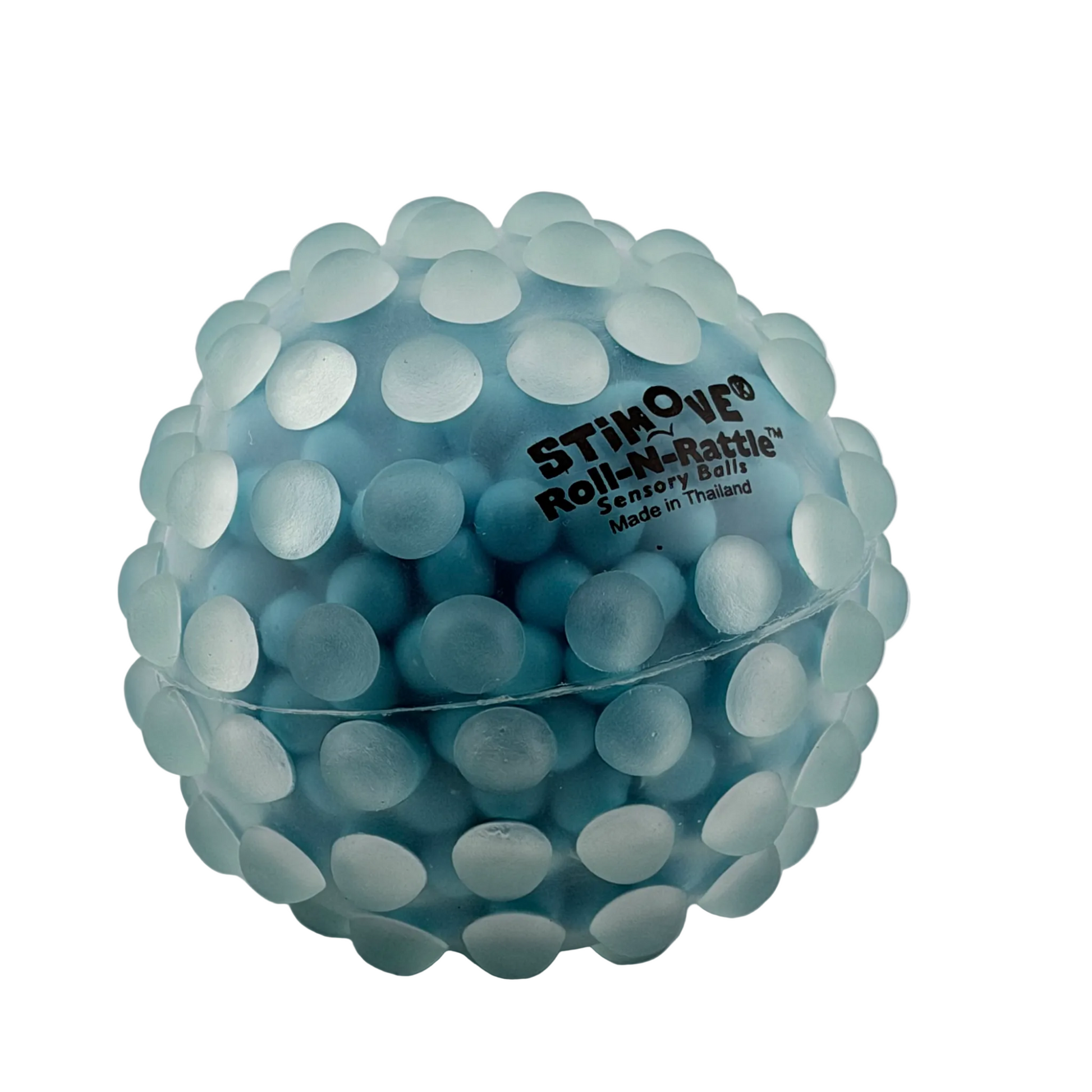 blauer Ball mit Noppen