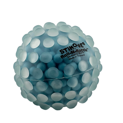 blauer Ball mit Noppen