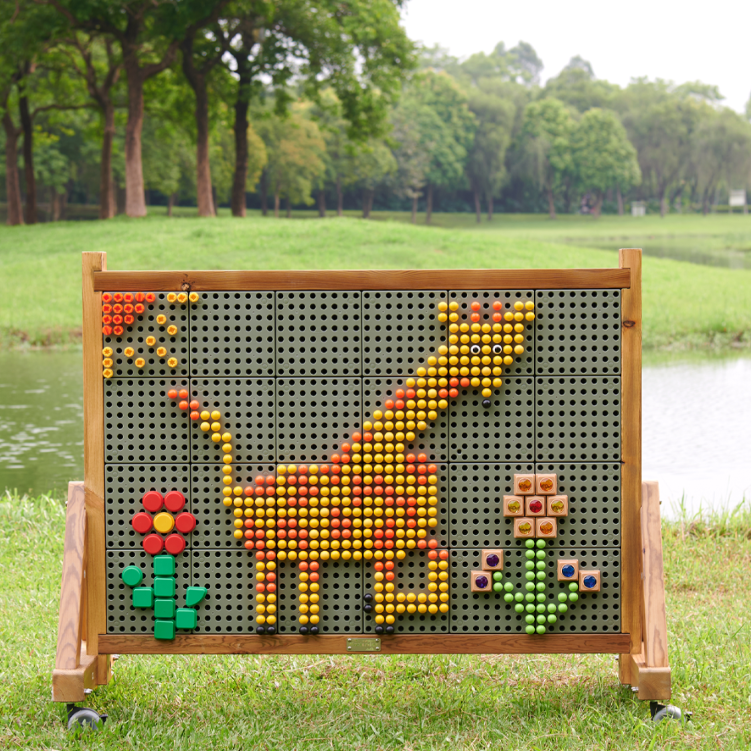 Wandtafel mit Bild