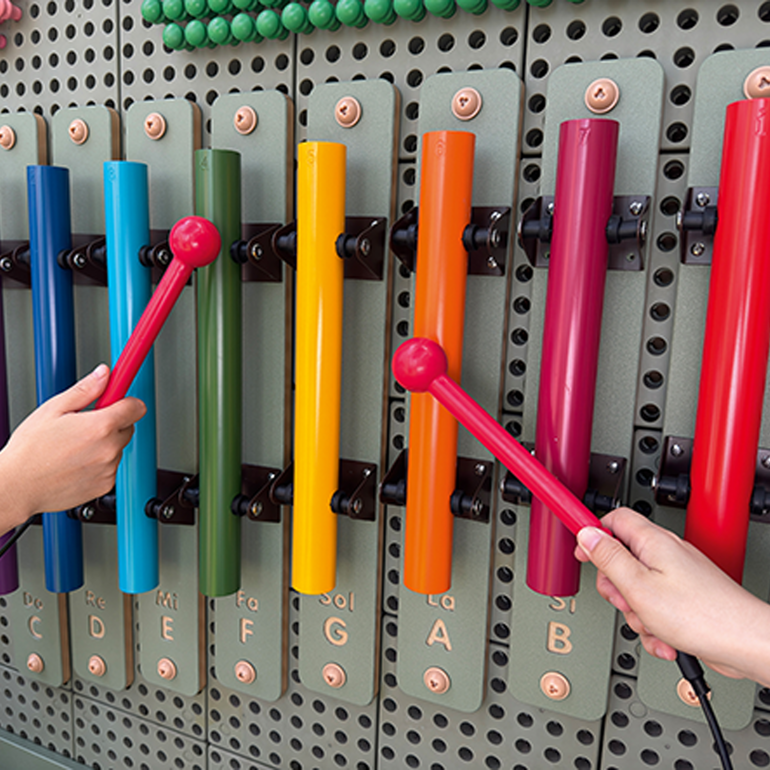 Glockenspiel wird gespielt