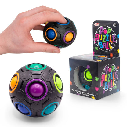 Puzzleball mit Verpackung
