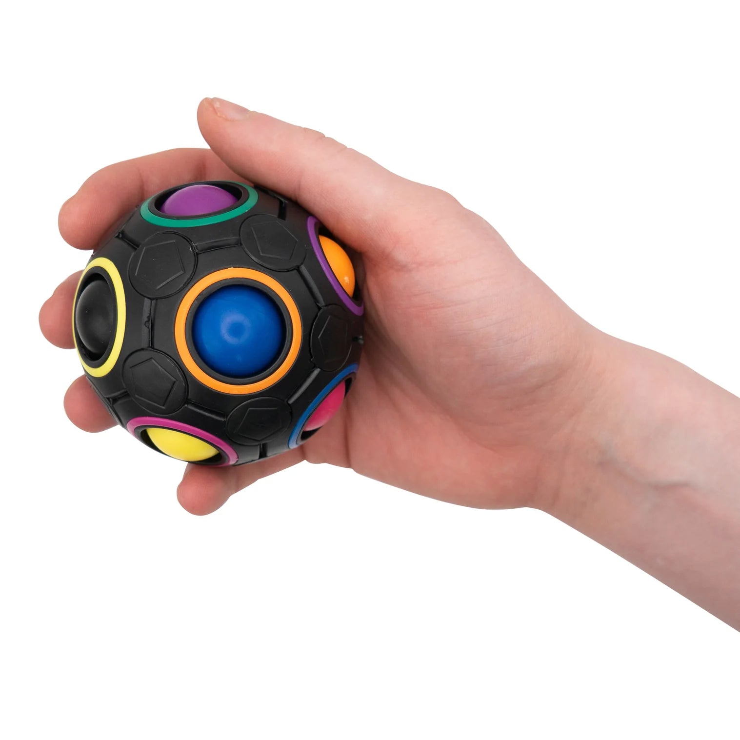Puzzleball in der Hand