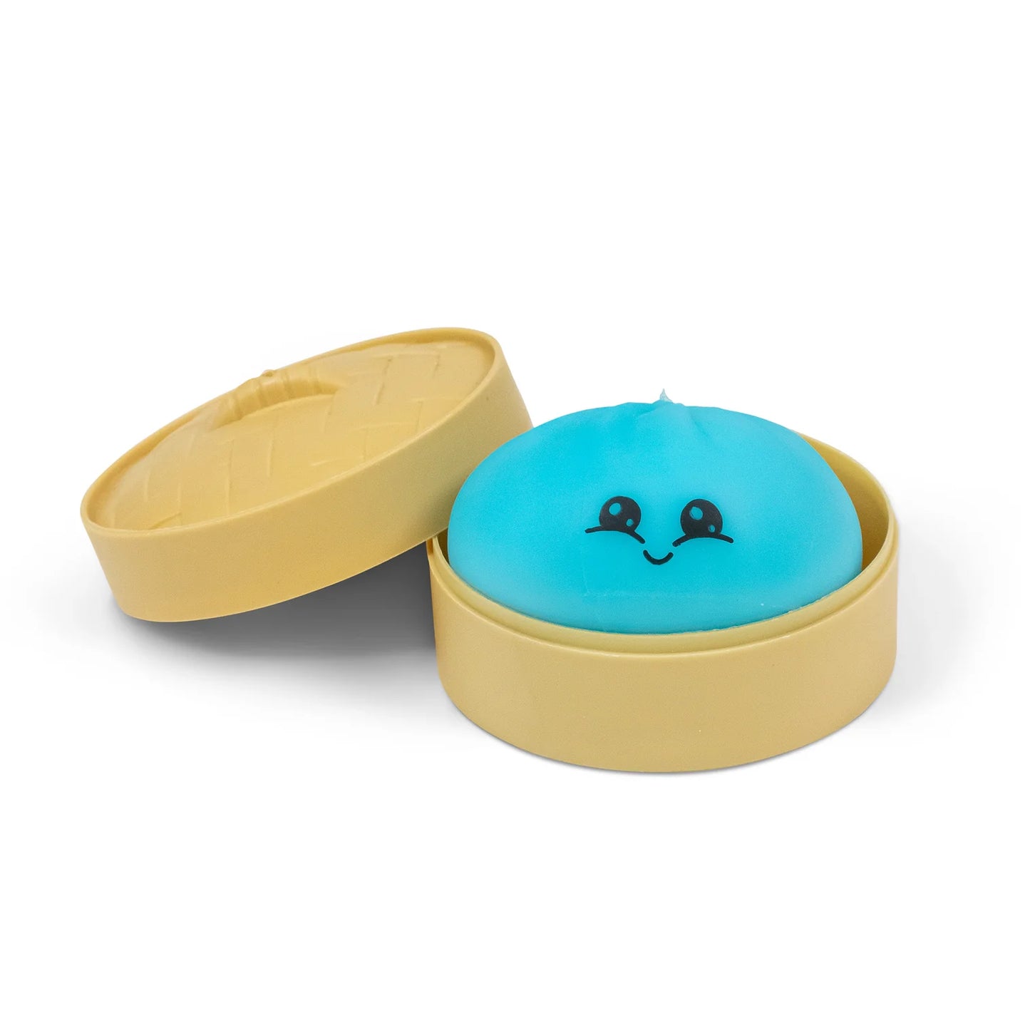 blaue Teigtasche Squishy in Schachtel