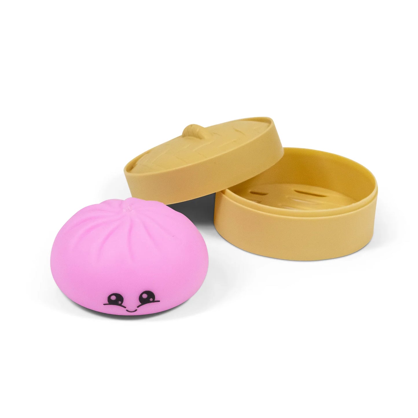 rosa Teigtasche neben Schachtel