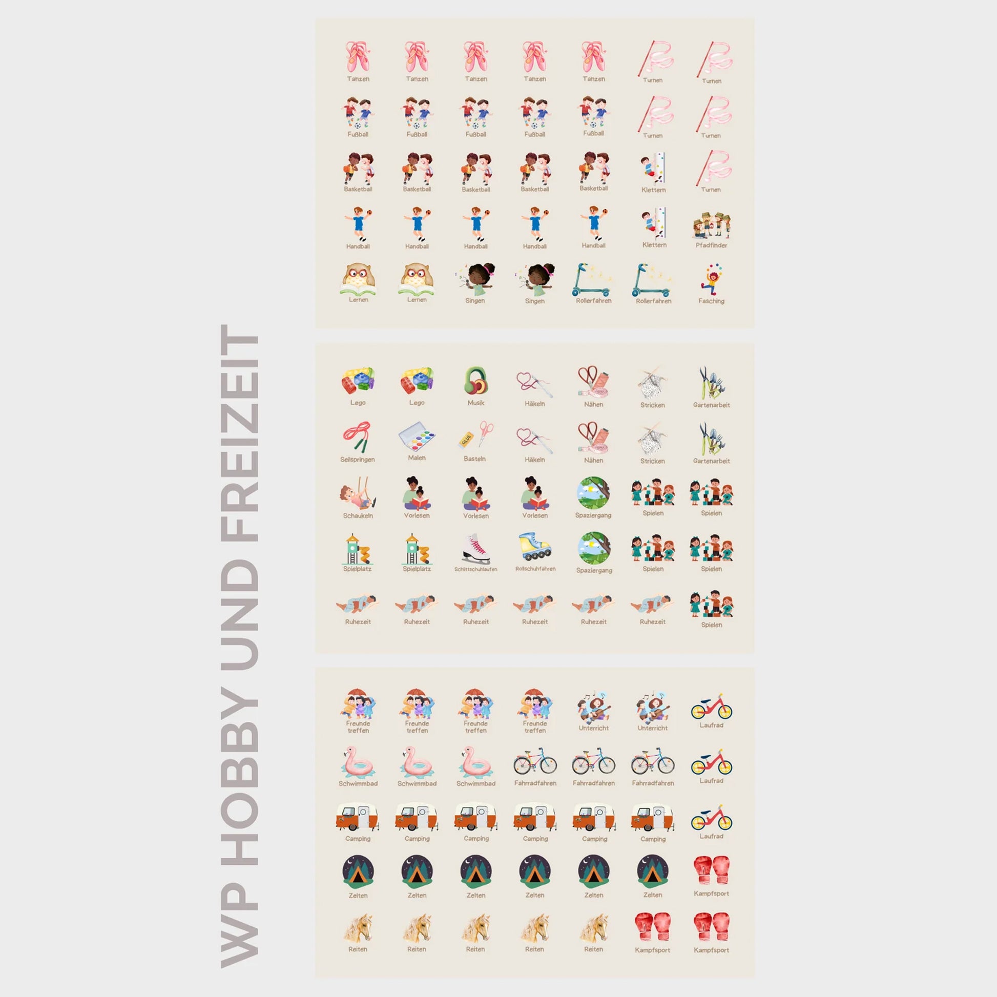 Erweiterung Hobby Karten