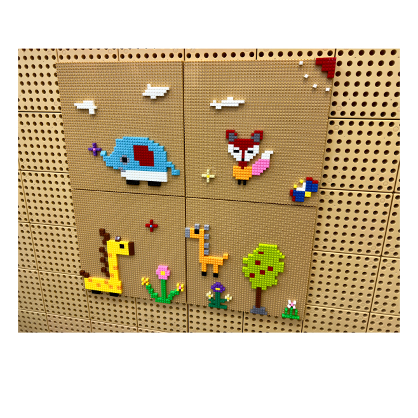 Klemmplatten mit Figuren