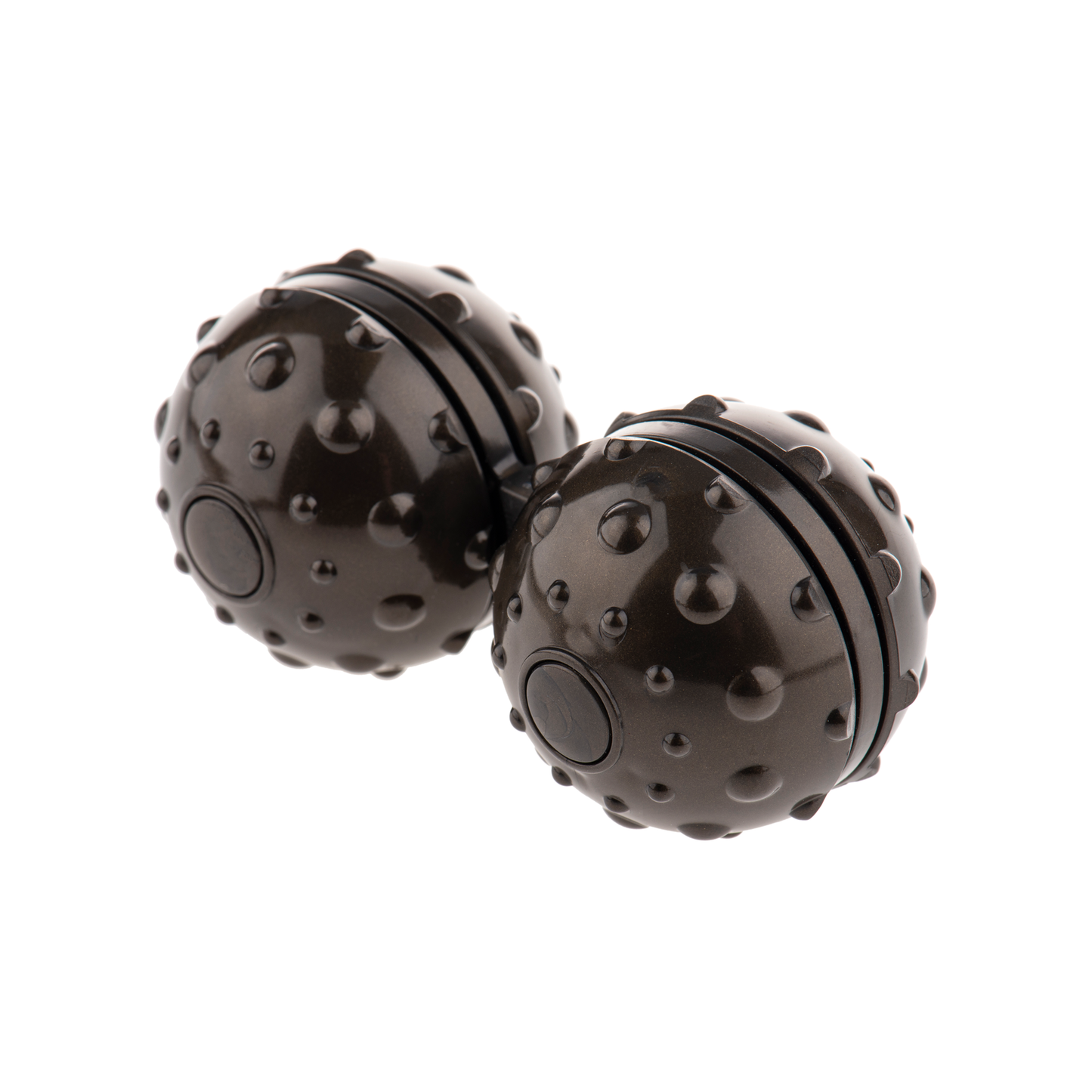 Nahaufnahme schwarzer Massageball