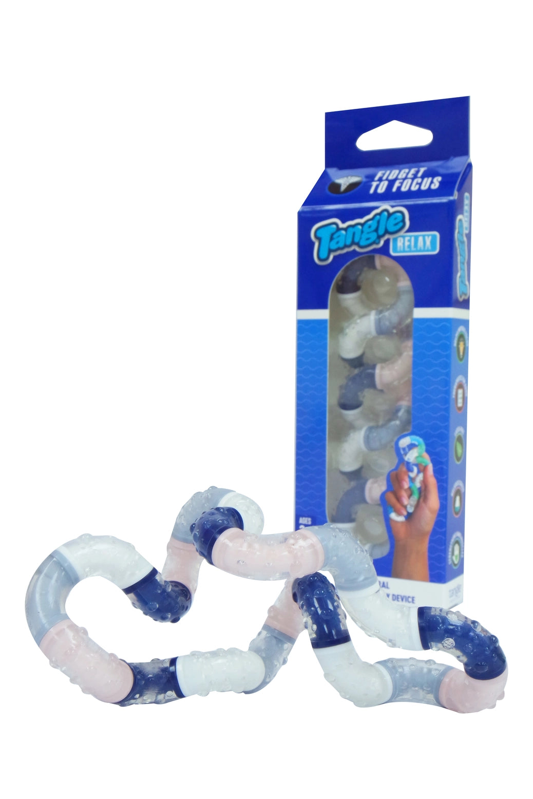 Tangle mit Verpackung
