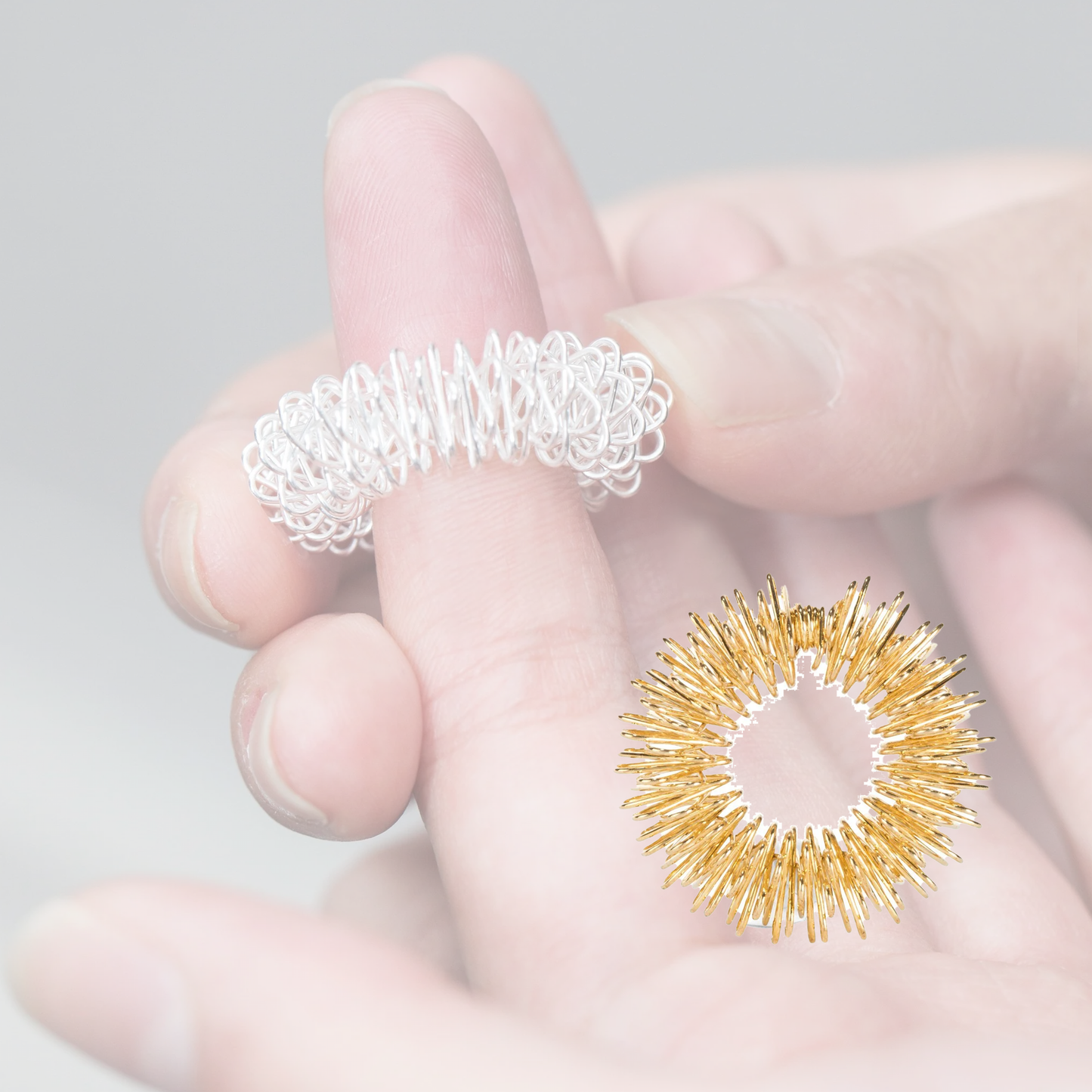 Nahaufnahme goldener Ring