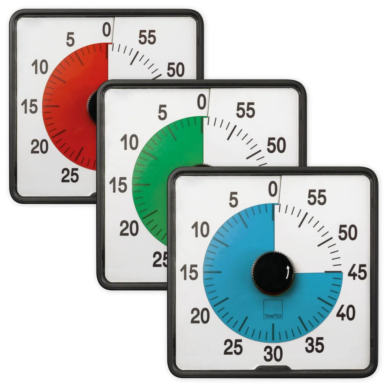 Blauer Timer vorne