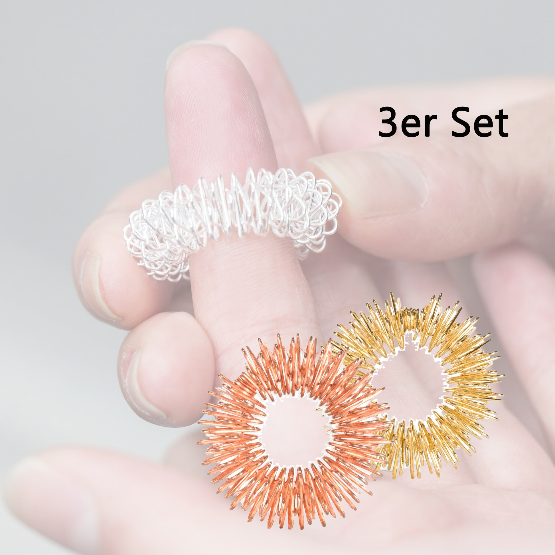 Akupressur-Massage-Ringe diskretes Sensorik-Fidget Loris Shop Akupressur-Massage-Ringe diskretes Sensorik-Fidget Loris Shop
