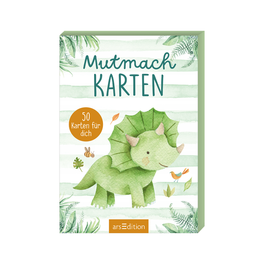 Mutmachkarte Cover mit Dino