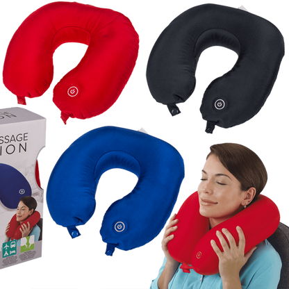 Nackenmassage in schwarz, rot, blau