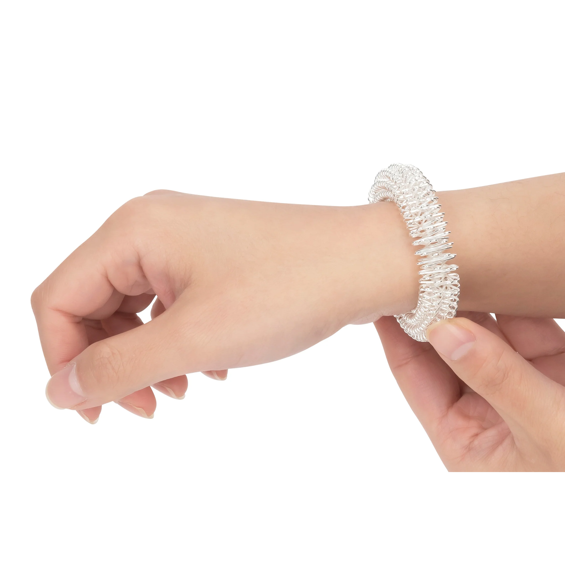 Akupressur Ring am Handgelenk