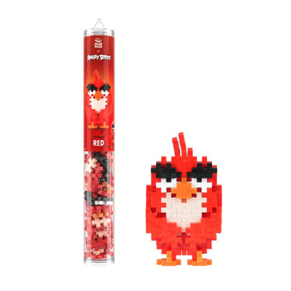 roter gebauter Vogel mit Verpackung