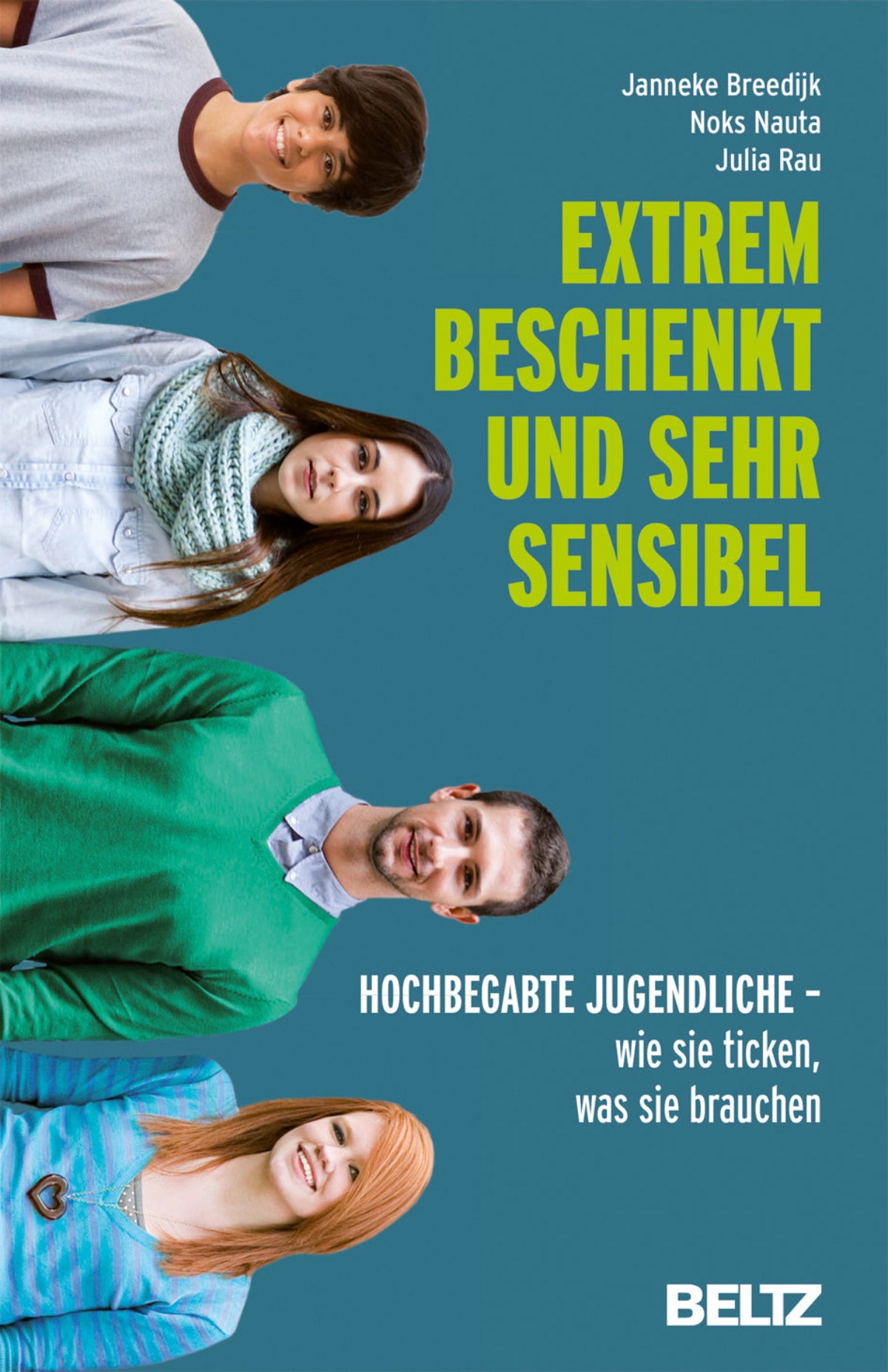 Buch Cover frontal mit Jugendlichen