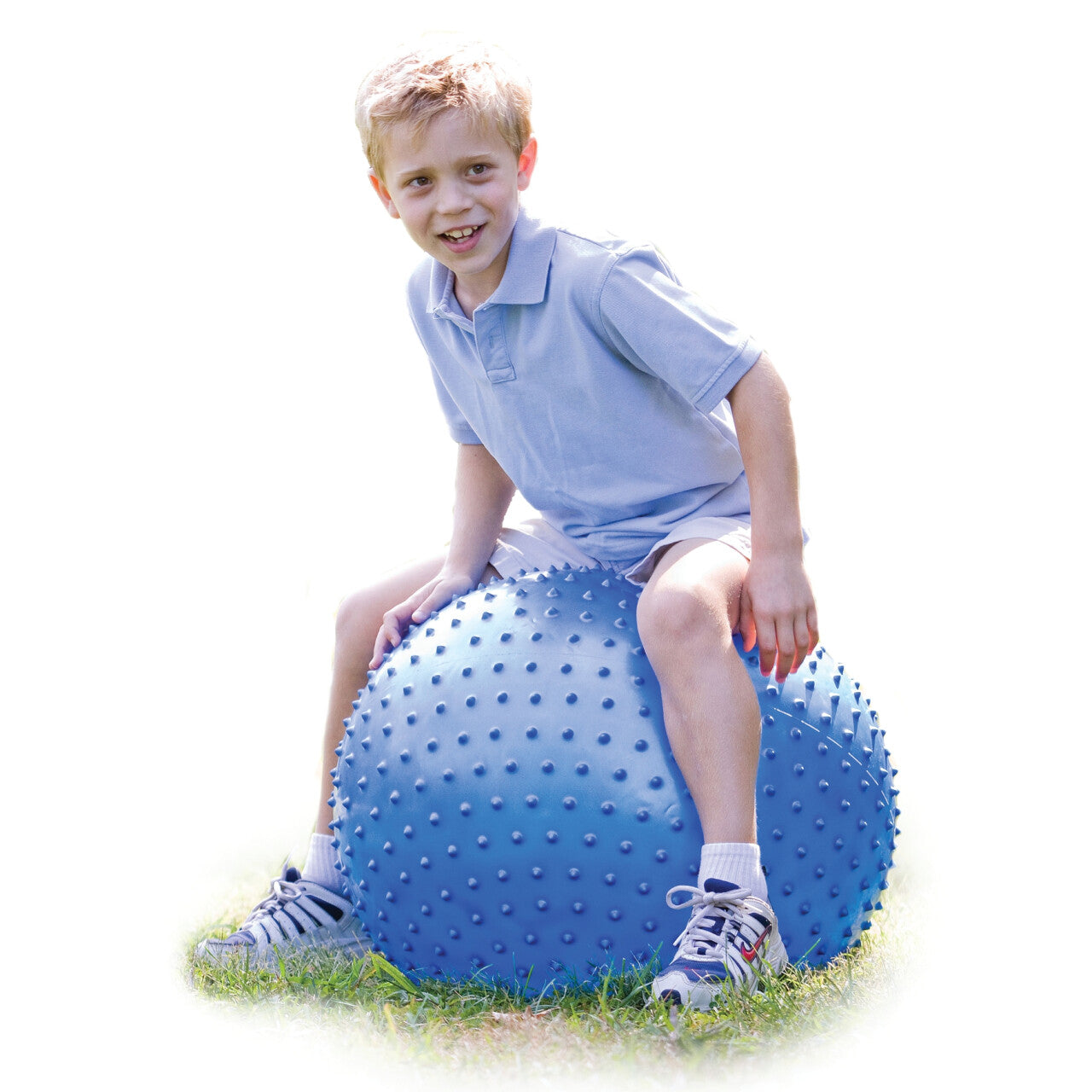 Kind auf Noppenball