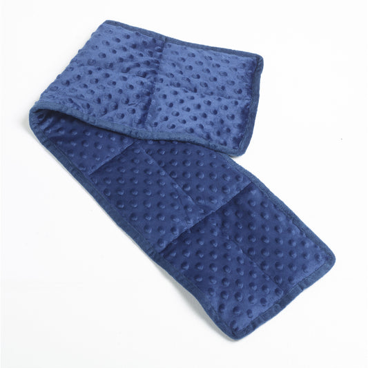 blauer gewichtsschal