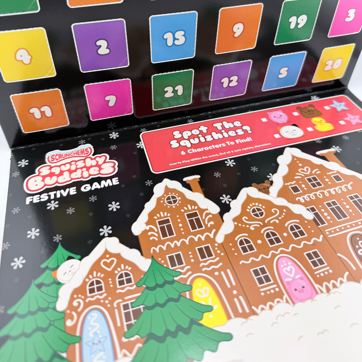 Squishy Buddies Adventskalender - Kalender mit Türchen