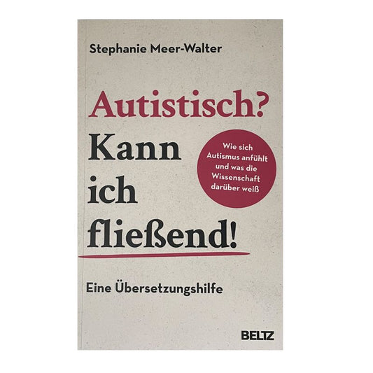 Autistisch? Kann ich fließend! (Taschenbuch) - Vorderseite