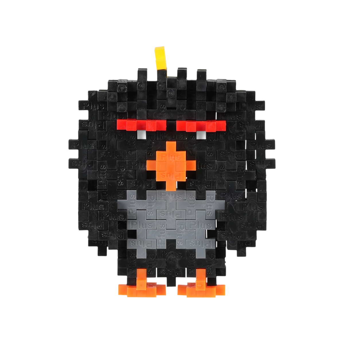schwarzer gebauter Vogel