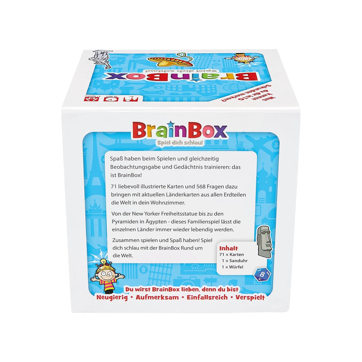 BrainBox - Rund um die Welt - Rückseite